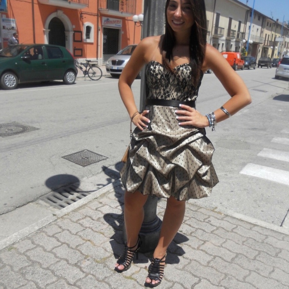 Black evening dress